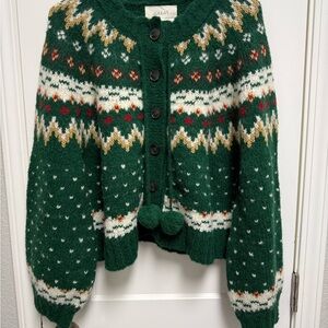 THE GREAT. Ice Rink Cardigan